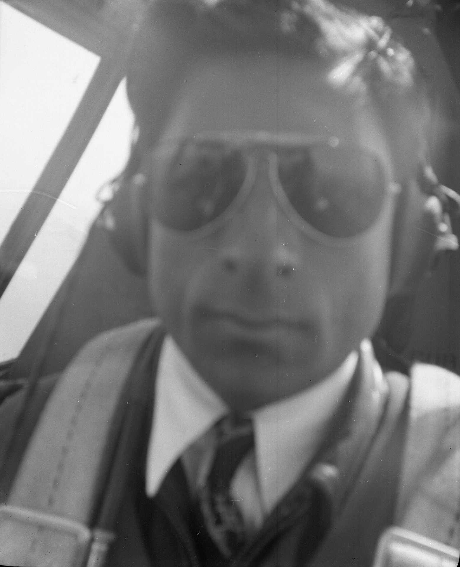 Tony Riccio piloting a P-47.