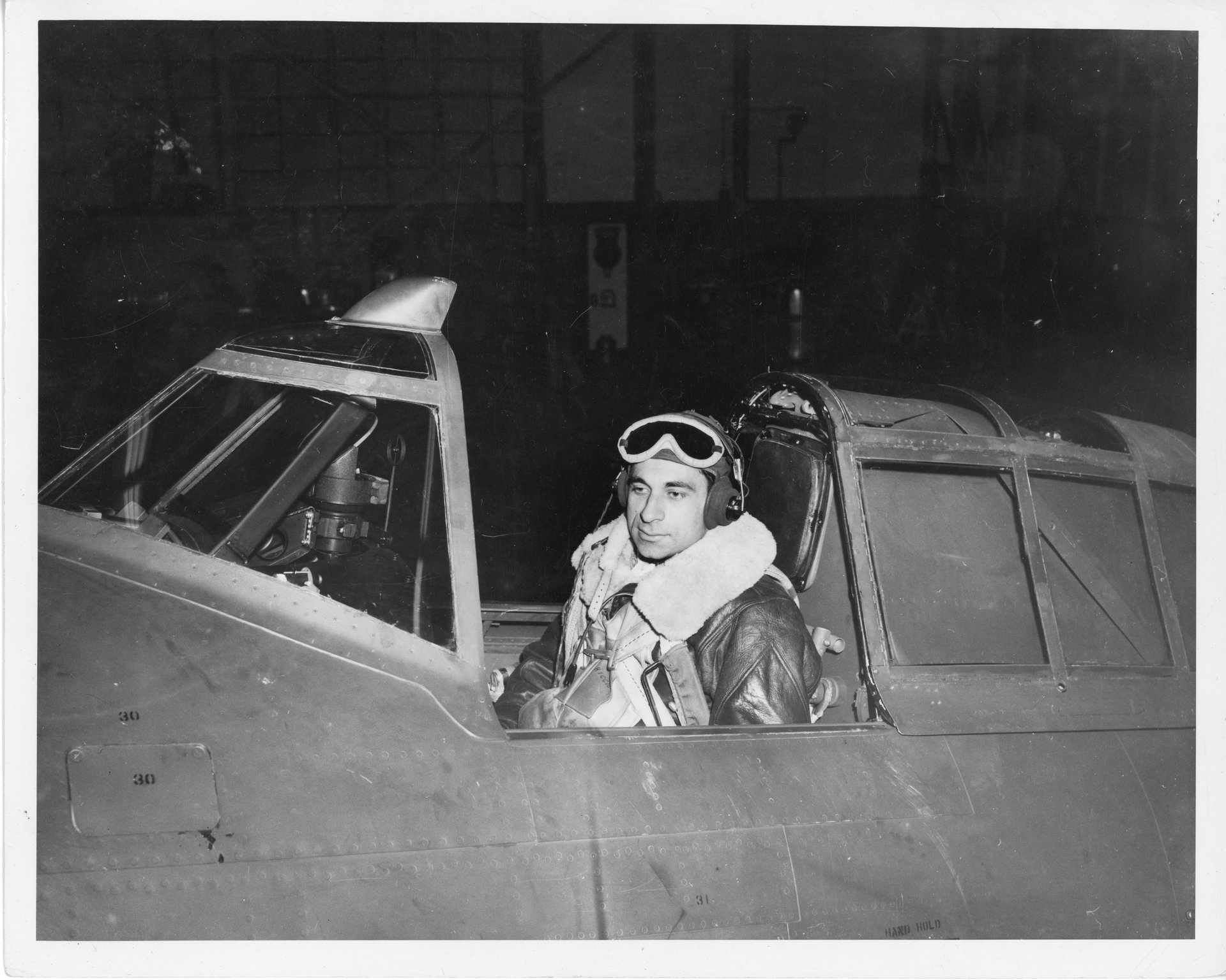 Tony would accumulate many flight hours from this cockpit!